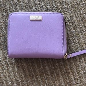 Kate Spade Laurel Way Darci lavender wallet